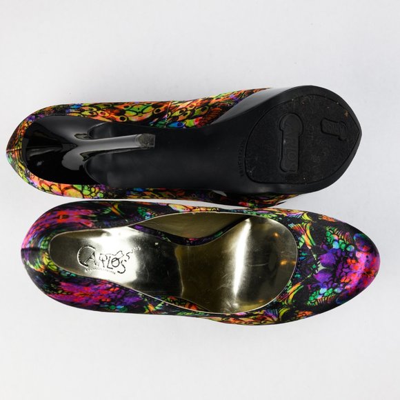 Mutli color Carlos Santana platform heels Size 8 - Picture 4 of 4